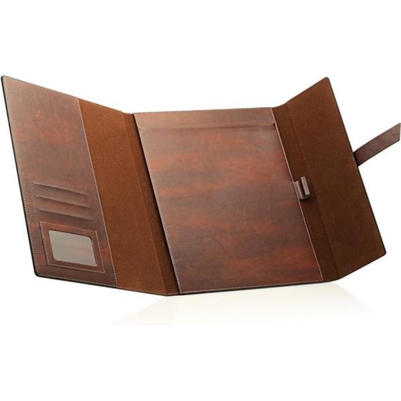 Padfolio Portfolio Folder – Slim Portfolio Folio Organizer Holder for Letter - Picture 3 of 7